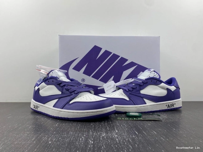 Boostmaster lin X X CUSTOM OFF-WHITE SCOTT 1 AIR TRAVIS JORDAN DM7890-386 0715